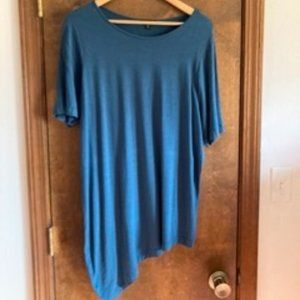 Universal Standard Liquid Jersey Genevette Top Teal Size Small